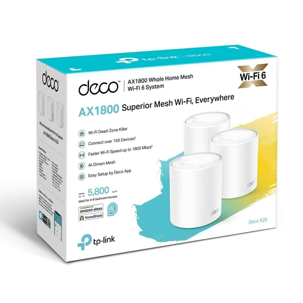 TP-Link Deco X20 AX1800 3-Pack